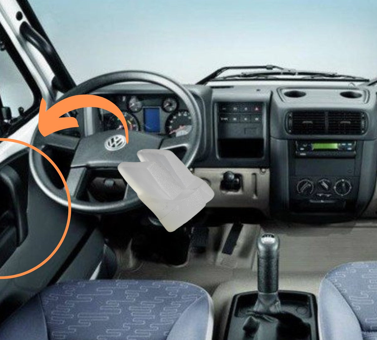 Presilha do Puxador da Porta VW WORKER DELIVERY TITAN após 2000