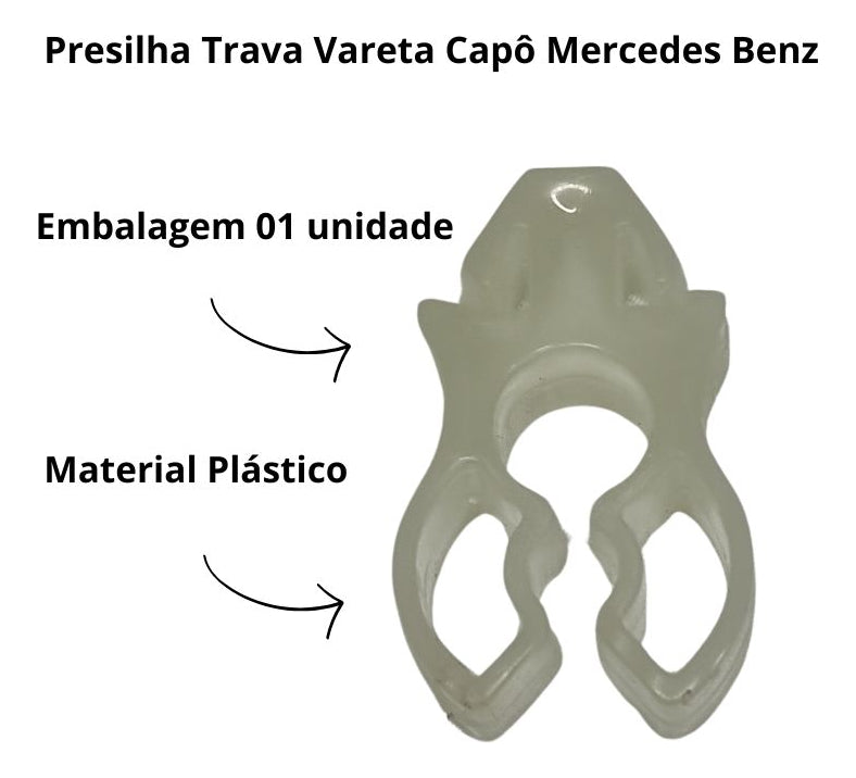 Presilha Trava Vareta Capô Mercedes Benz 1620