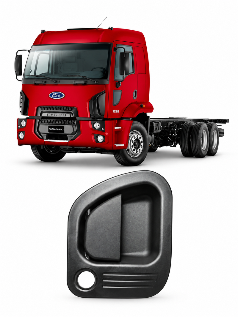 Maçaneta Externa Da Porta - Sem/Chave - Com/Furo - Ford Cargo GII 11 a 19