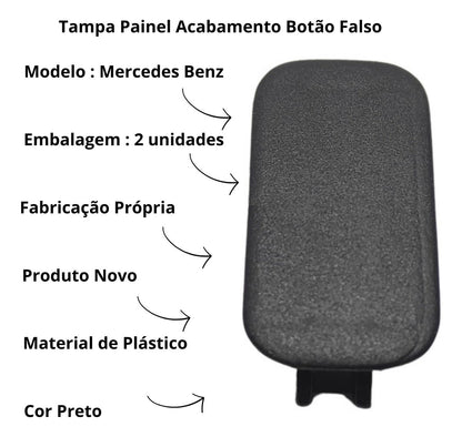 Botão Falso Painel Mb Axor Actros Atego Atron Accelo