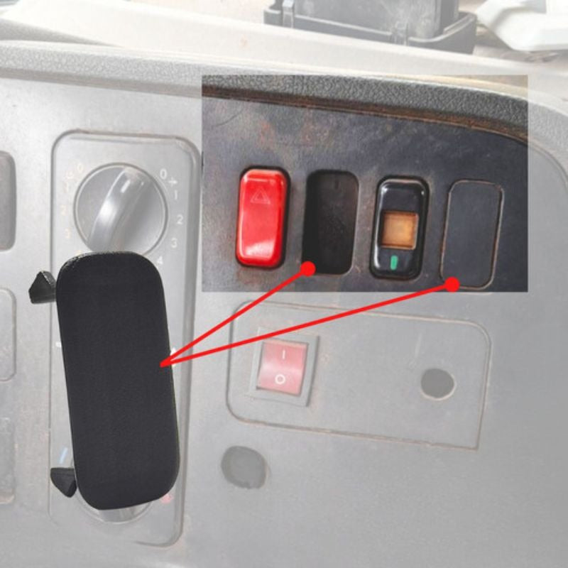 Botão Falso Painel Mb Axor Actros Atego Atron Accelo