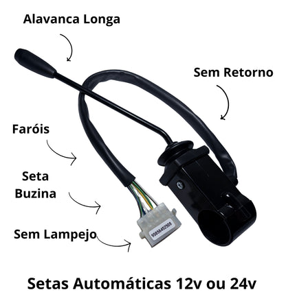 Chave Comutadora de Seta/Luz/Buzina MB 1113 à 2213