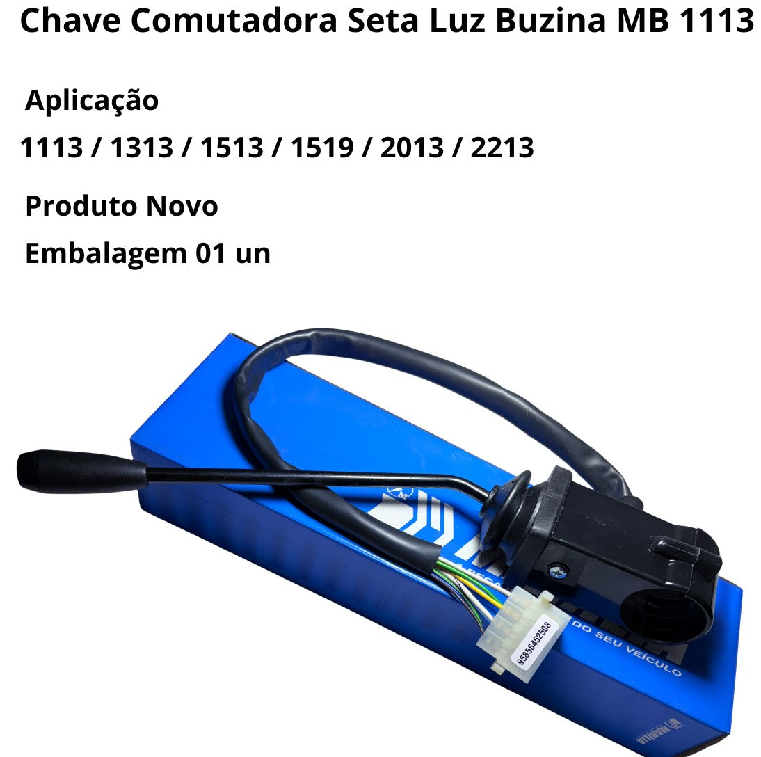 Chave Comutadora de Seta/Luz/Buzina MB 1113 à 2213