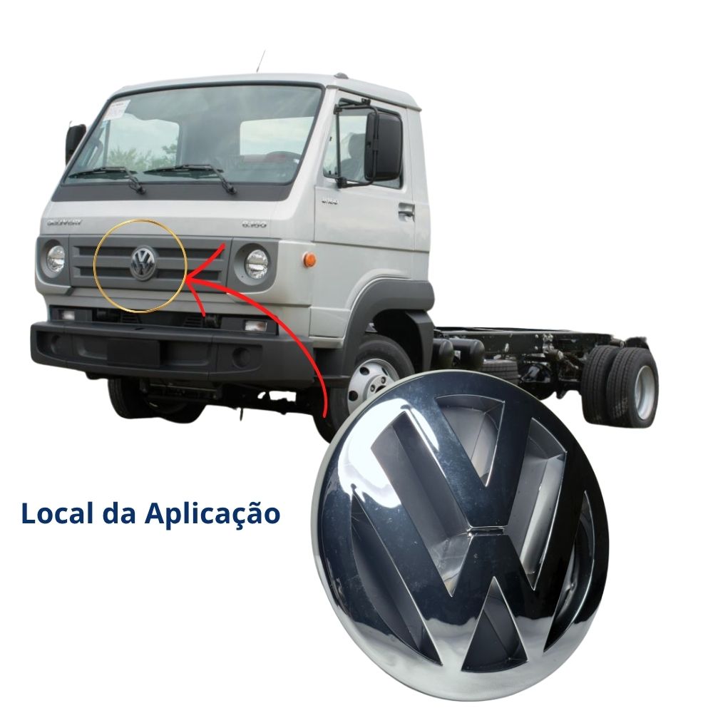 Emblema Frontal da Grade VW Delivery Até 2017