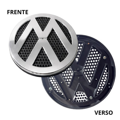 Emblema Frontal Grade Cromado C/Tela 23cm VW Worker Titan