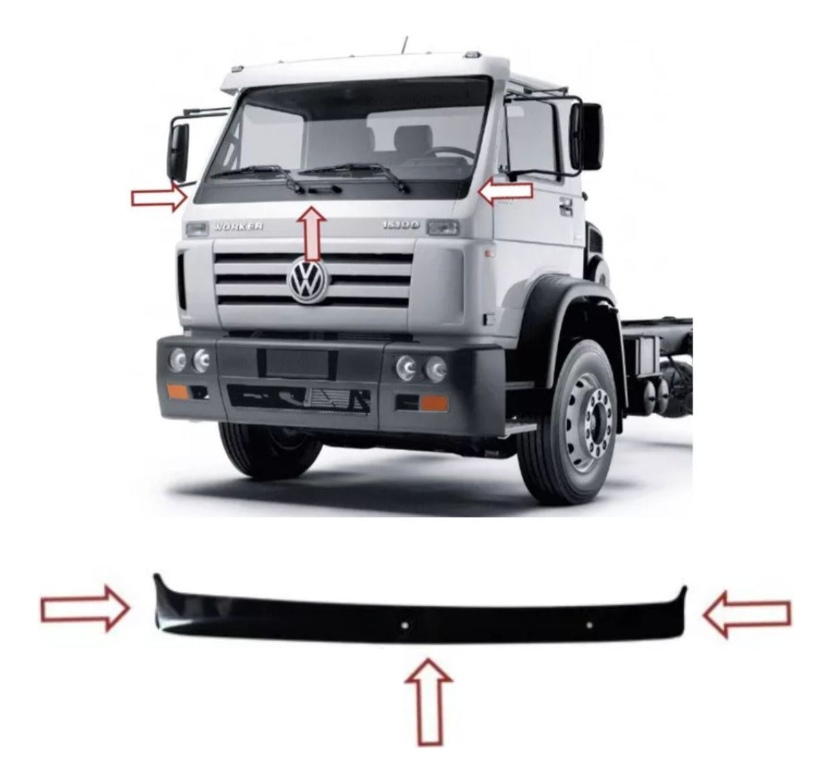 Faixa Do Painel Frontal VW WORKER-DELIVERY-TITAN
