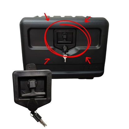 Fechadura Da Tampa Caixa Box De Carga BEPO Mini — Scania
