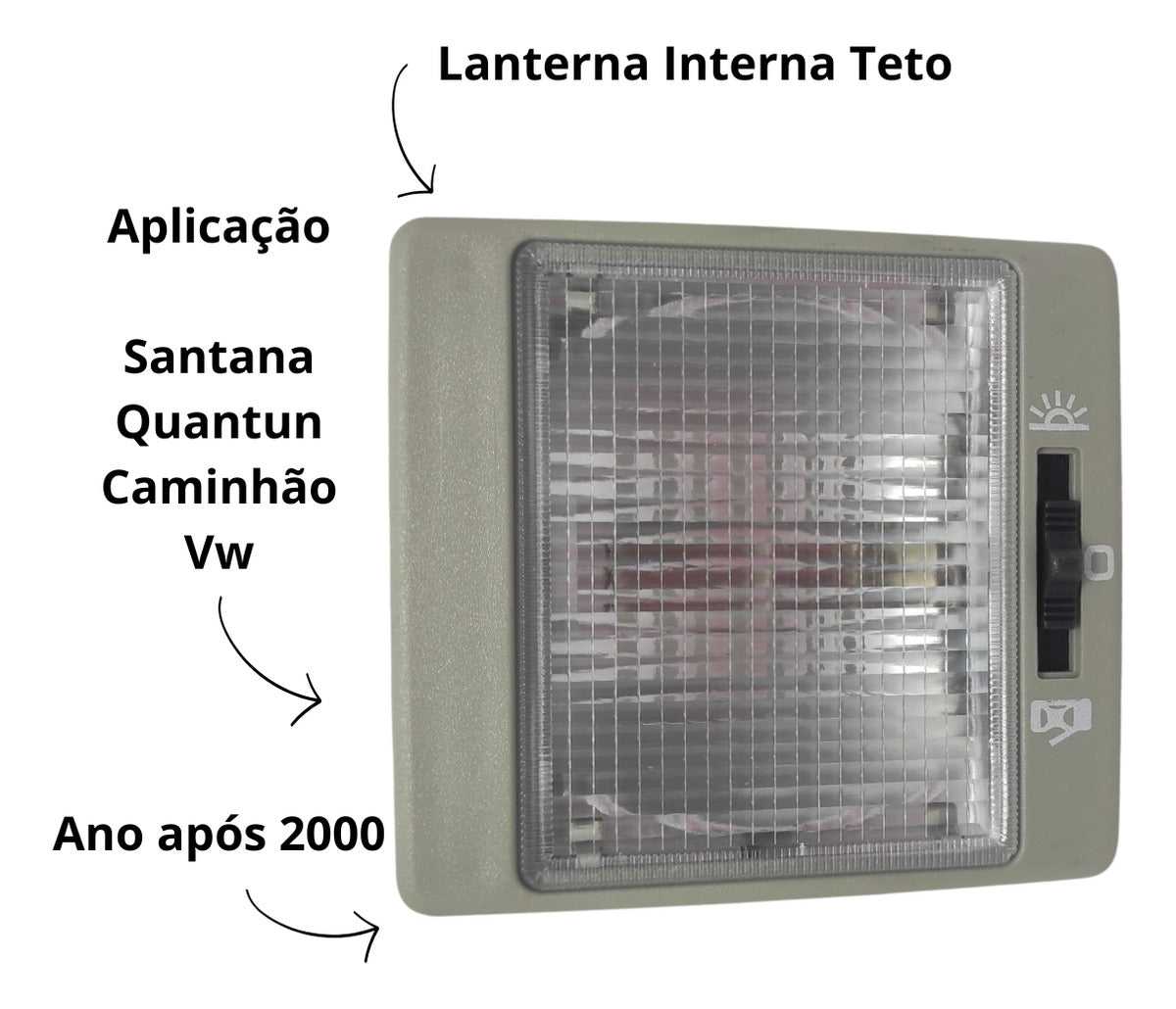 Lanterna Interna do Teto VW Worker Titan Delivery