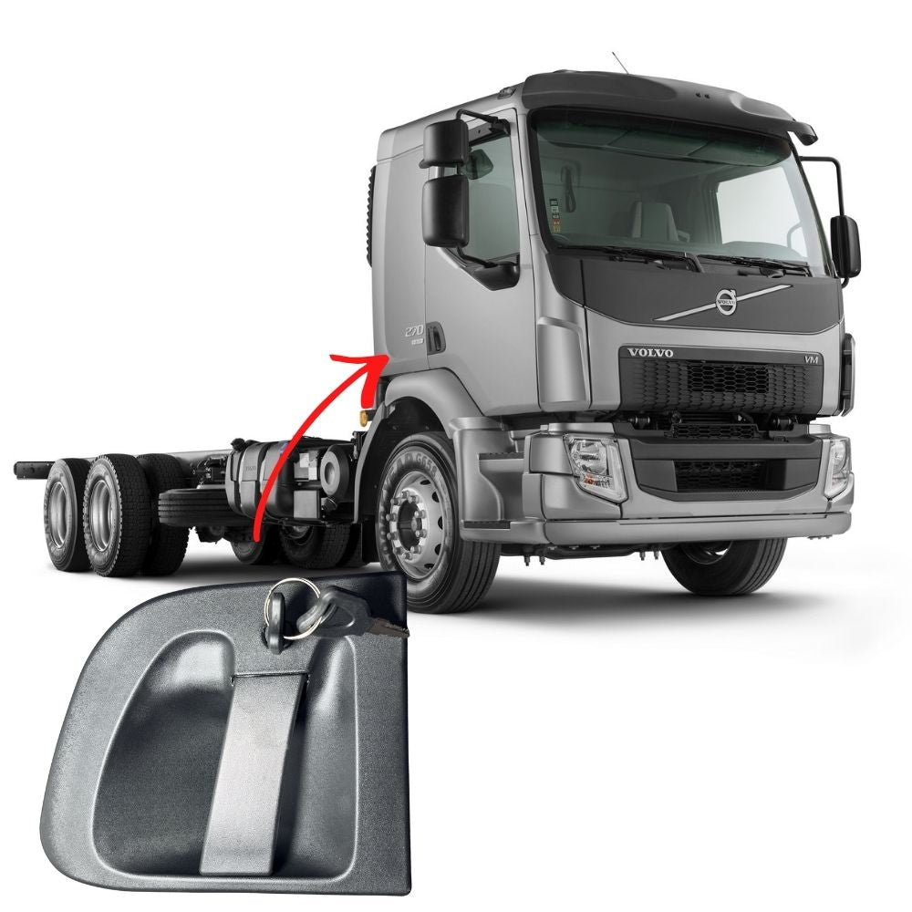 Maçaneta Externa da Porta C/Chave Volvo VM após 13