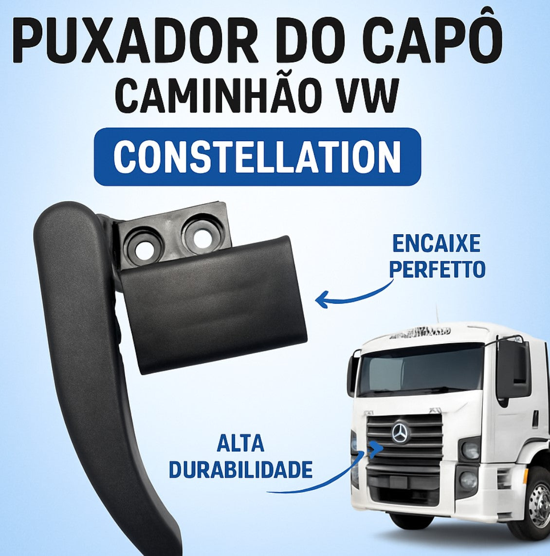 Maçaneta Interna Puxador Cabo Capô constellation — Volkswagen