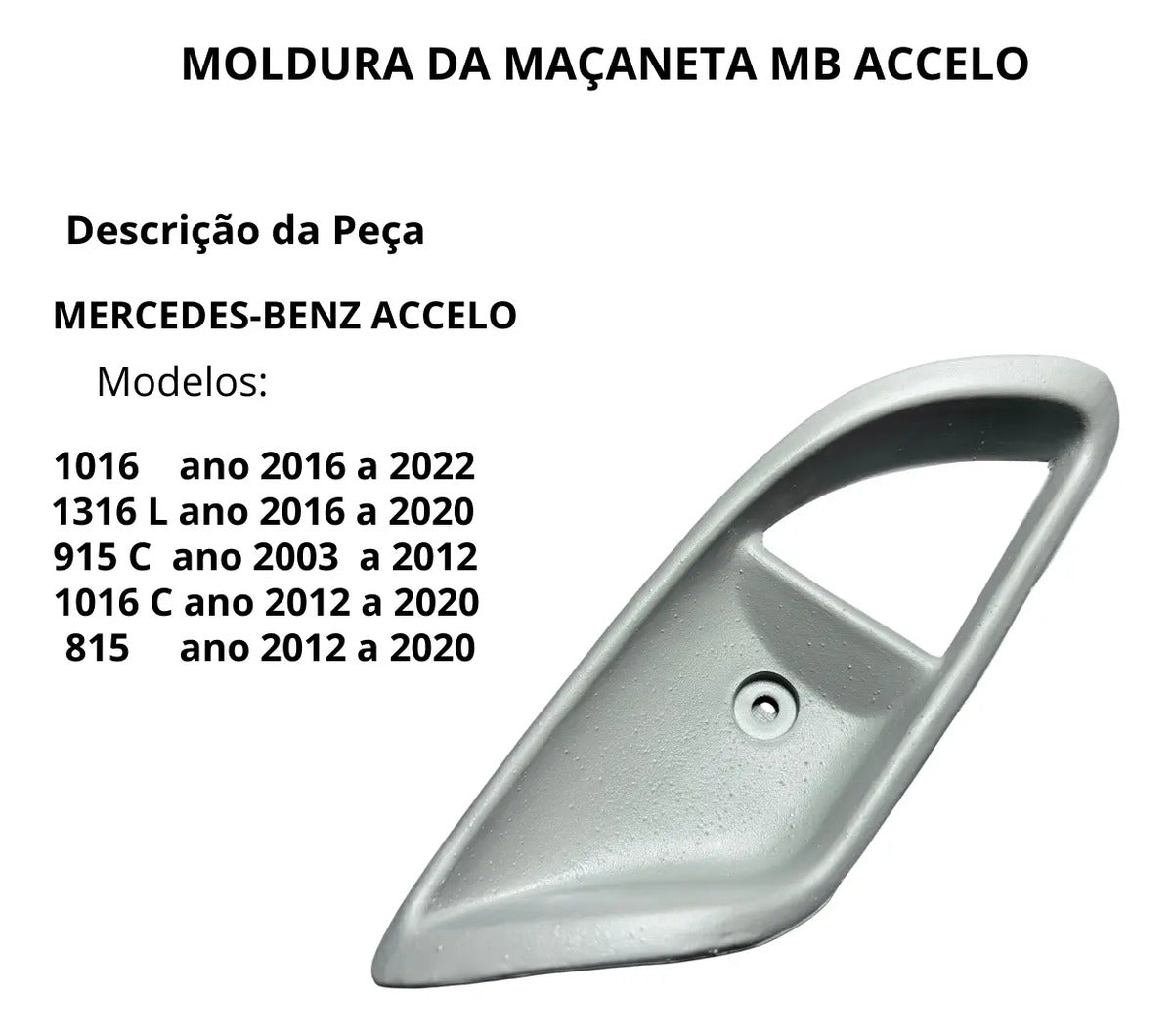 Moldura Da Maçaneta Interna MB Accelo