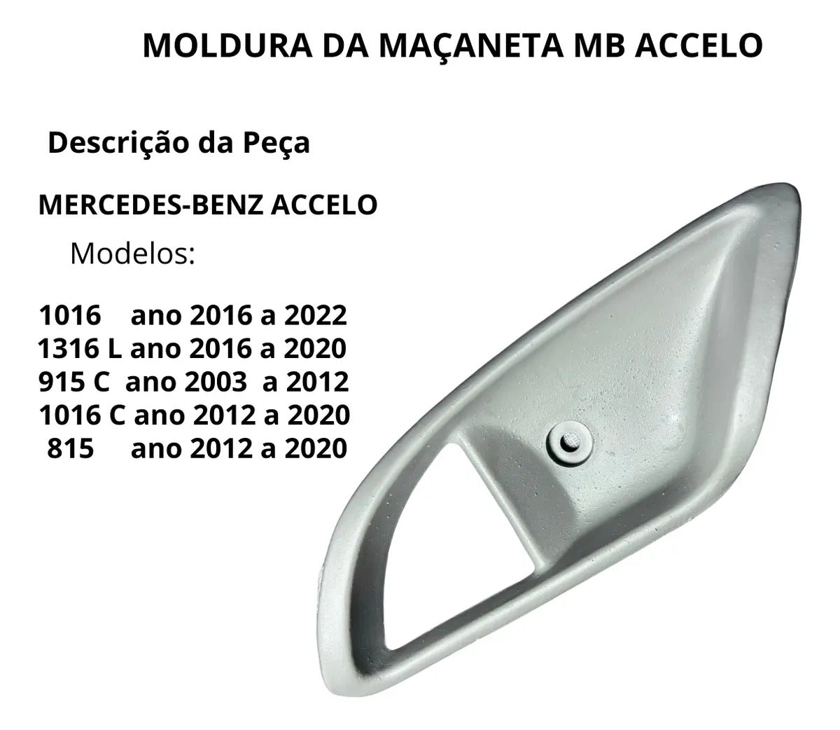 Moldura Da Maçaneta Interna MB Accelo