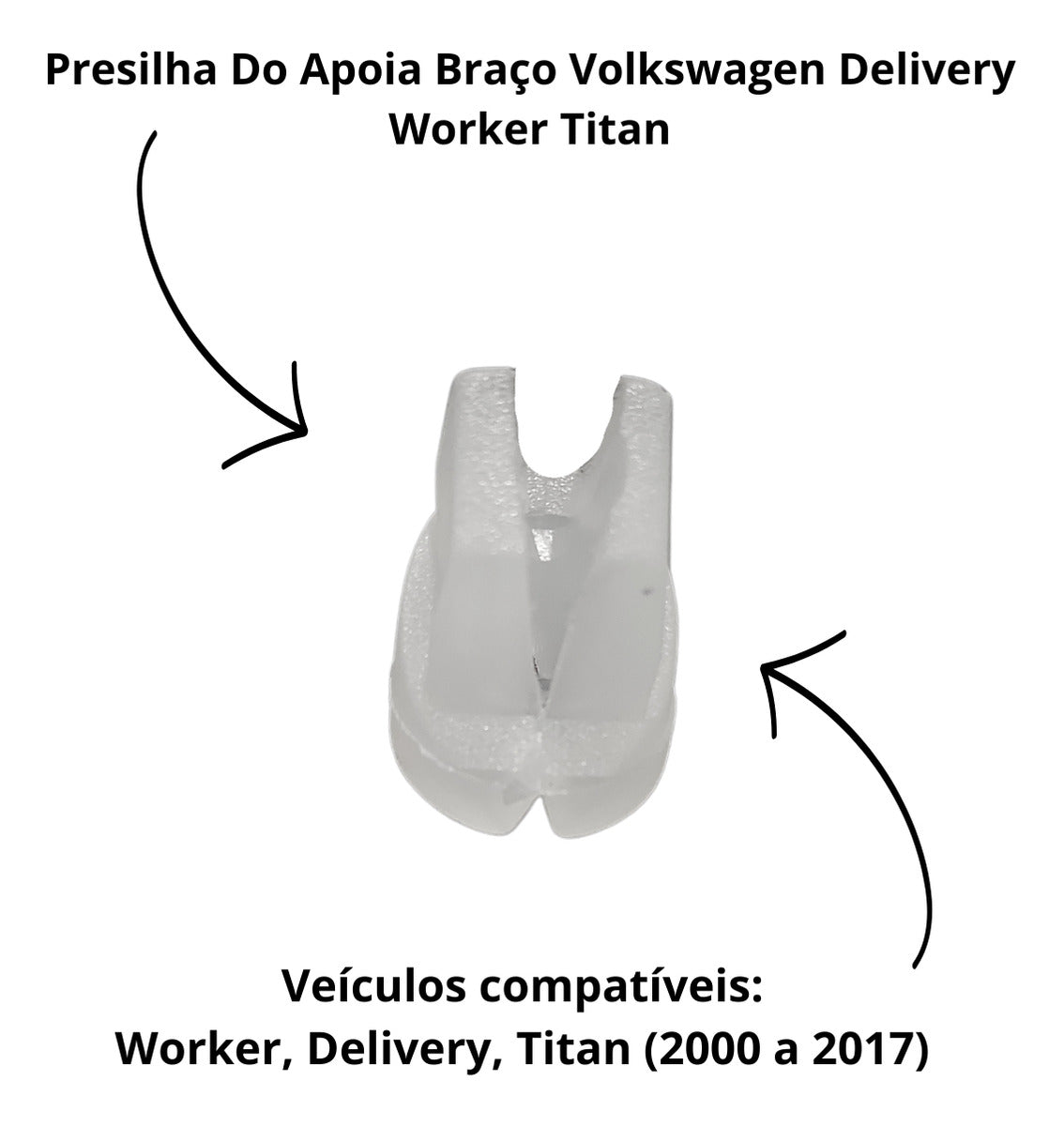 Presilha do Puxador da Porta VW WORKER DELIVERY TITAN após 2000