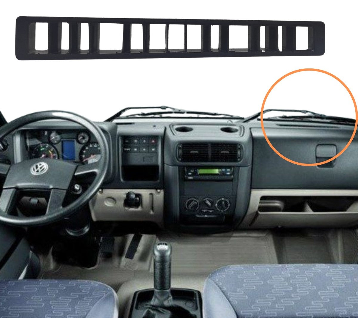Difusor Saída De Ar Painel VW WORKER-DELIVERY-TITAN Após 2000